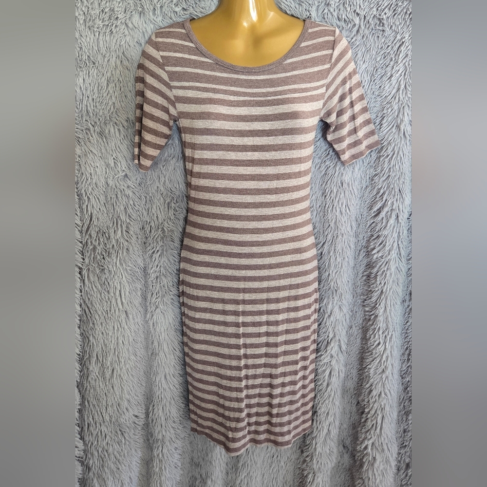 LuLaRoe Striped Midi Dress